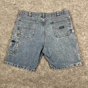Canyon River Blues Shorts Mens Size 38 Blue Denim Carpenter Utility Workwear